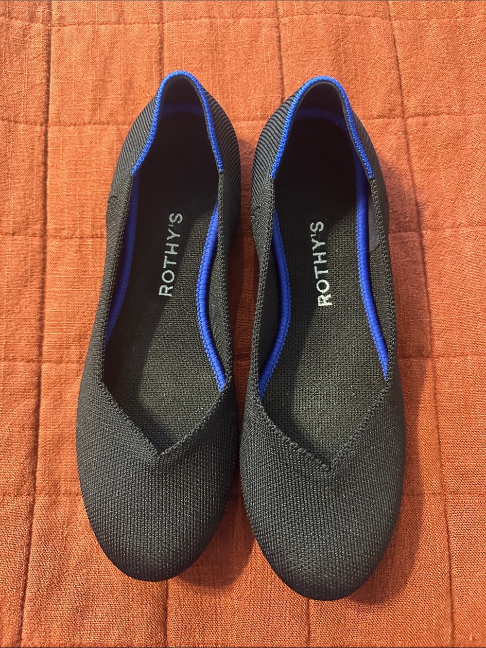 Rothy's Black Knit Flats